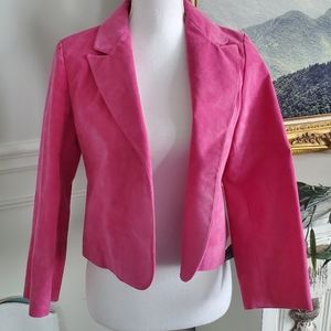 Vintage 80s? Hot Pink blazer, size 8
